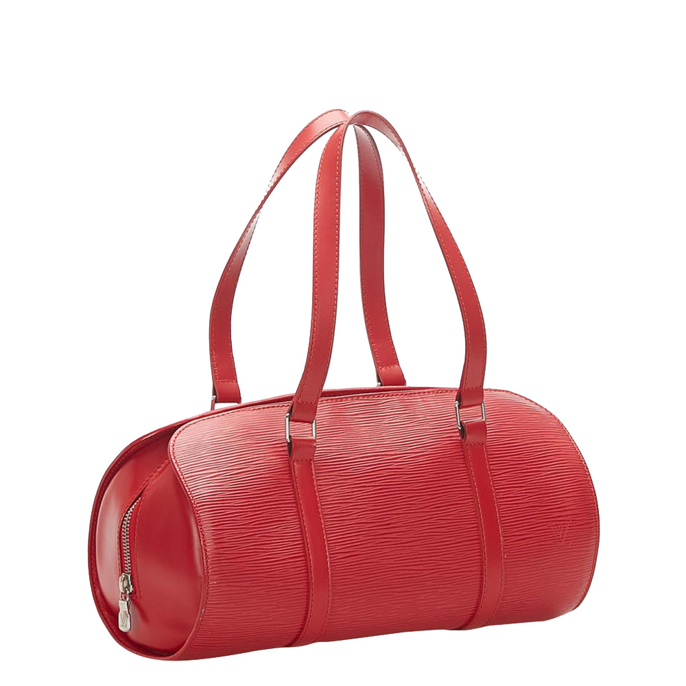 

Louis Vuitton Red Epi Leather Soufflot Bag