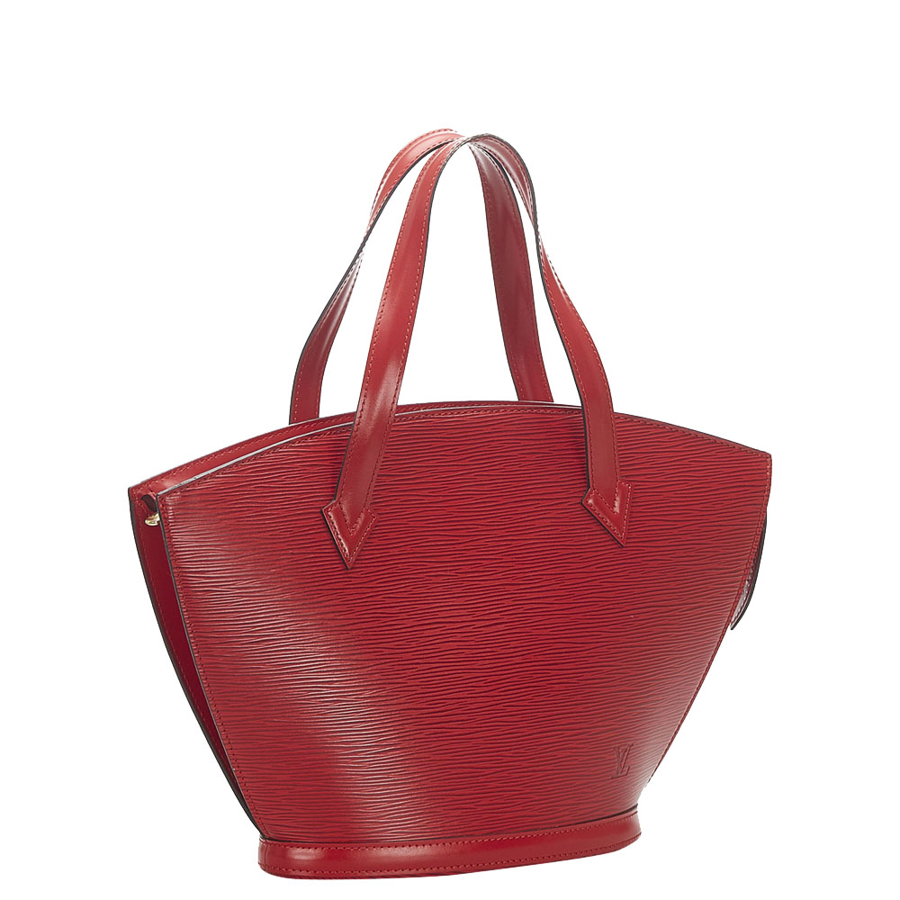 

Louis Vuitton Red Epi Leather Saint Jacques PM Short Strap Bag