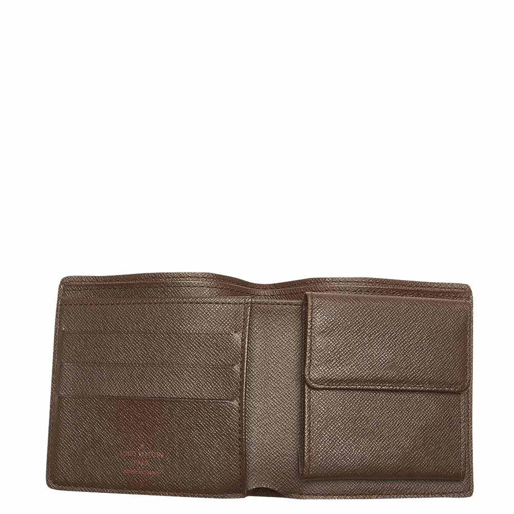 

Louis Vuitton Brown Damier Ebene Canvas Marco Wallet