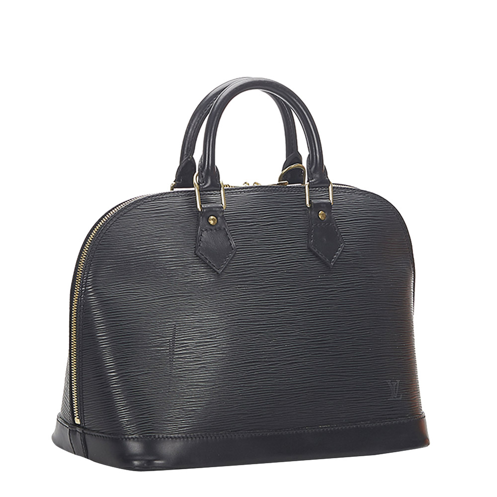 

Louis Vuitton Black Epi Leather Alma PM Bag