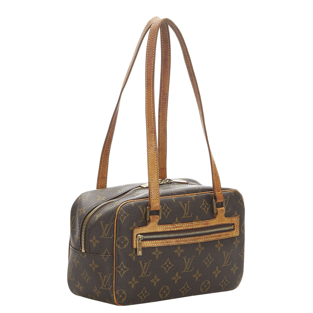 

Louis Vuitton Monogram Canvas Cite MM Bag, Brown