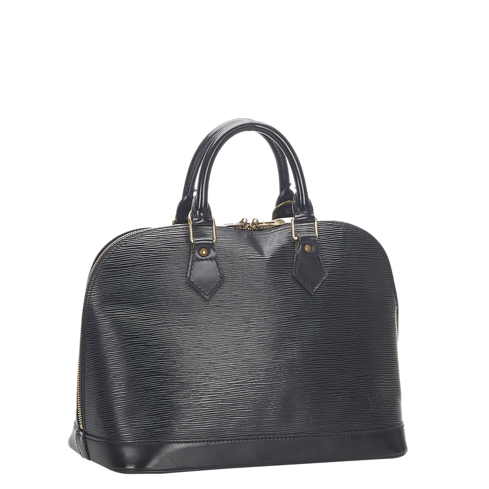 

Louis Vuitton Black Epi Leather Alma PM Bag