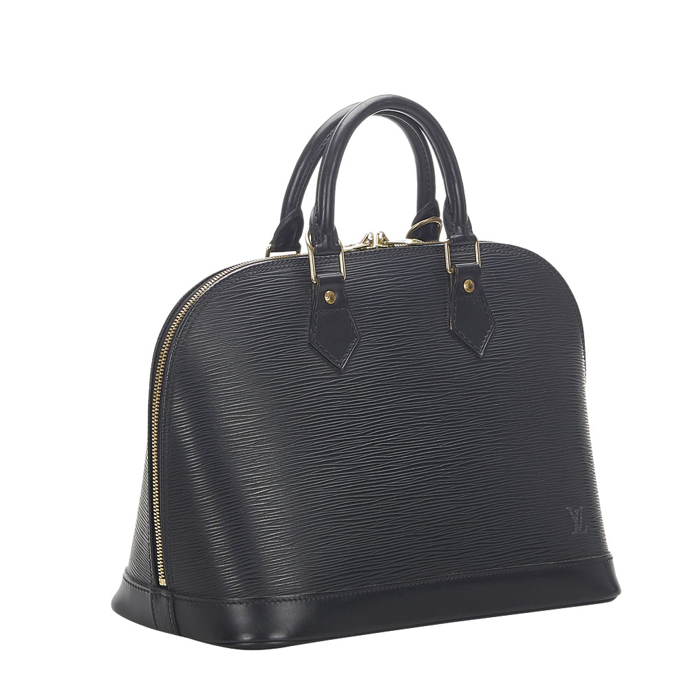 

Louis Vuitton Black Epi Leather Alma PM Bag