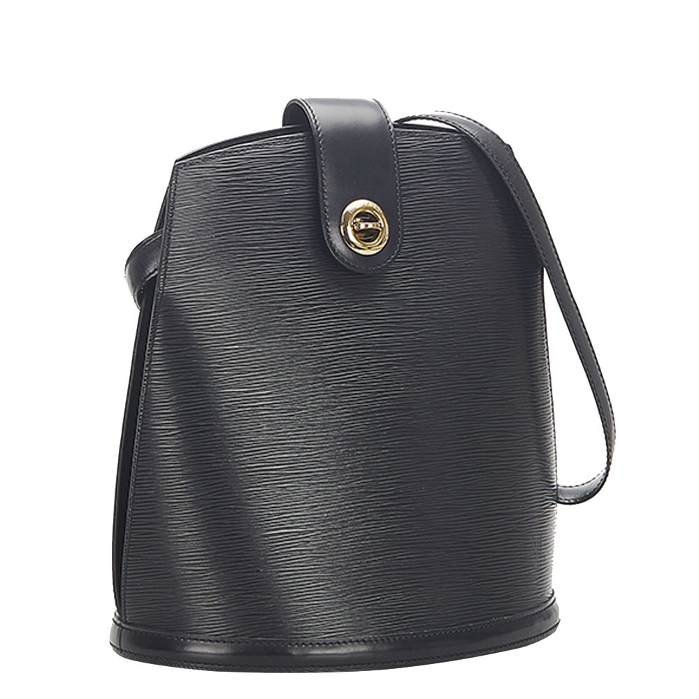 

Louis Vuitton Black Epi Leather Cluny Bag