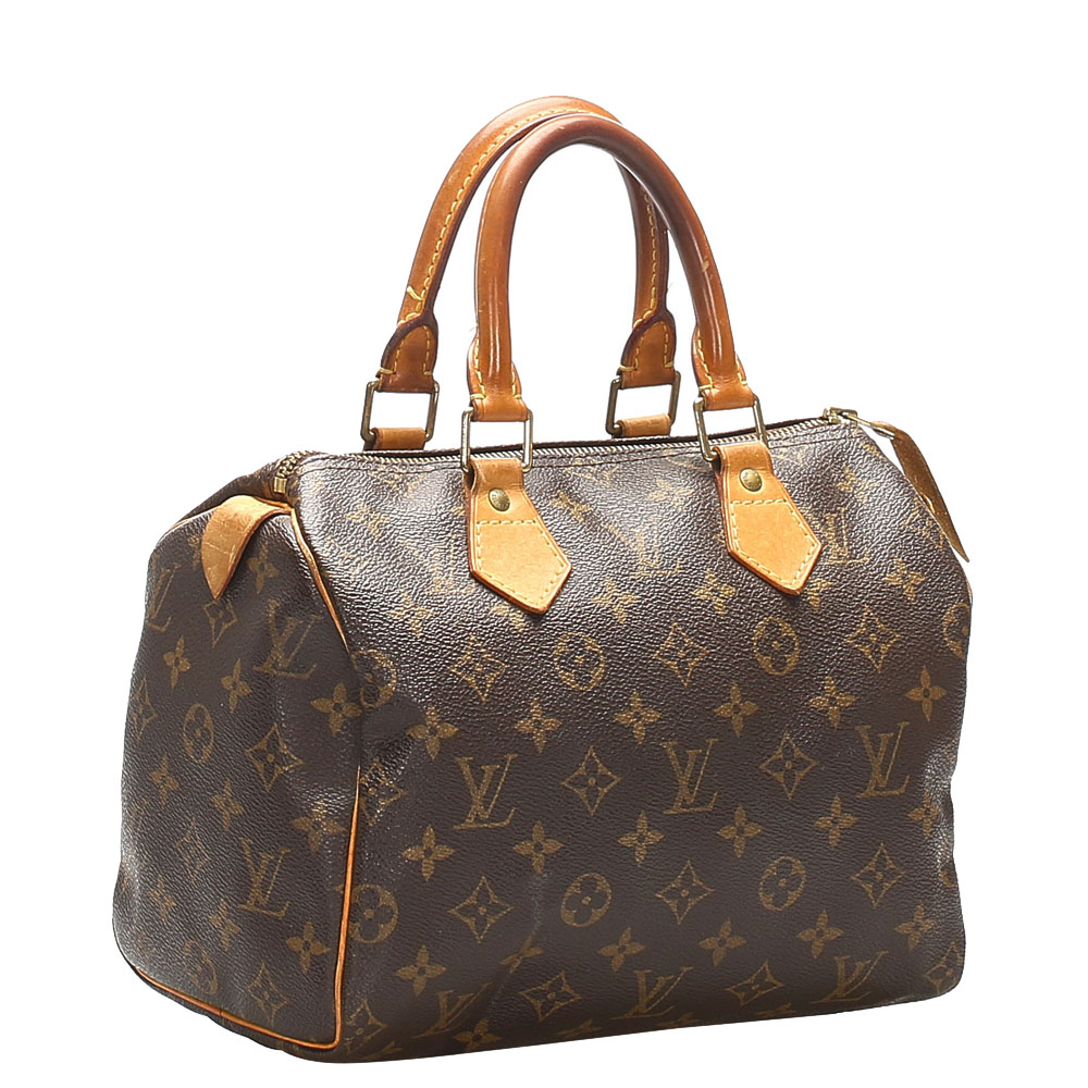 

Louis Vuitton Monogram Canvas Speedy 25 Bag, Brown