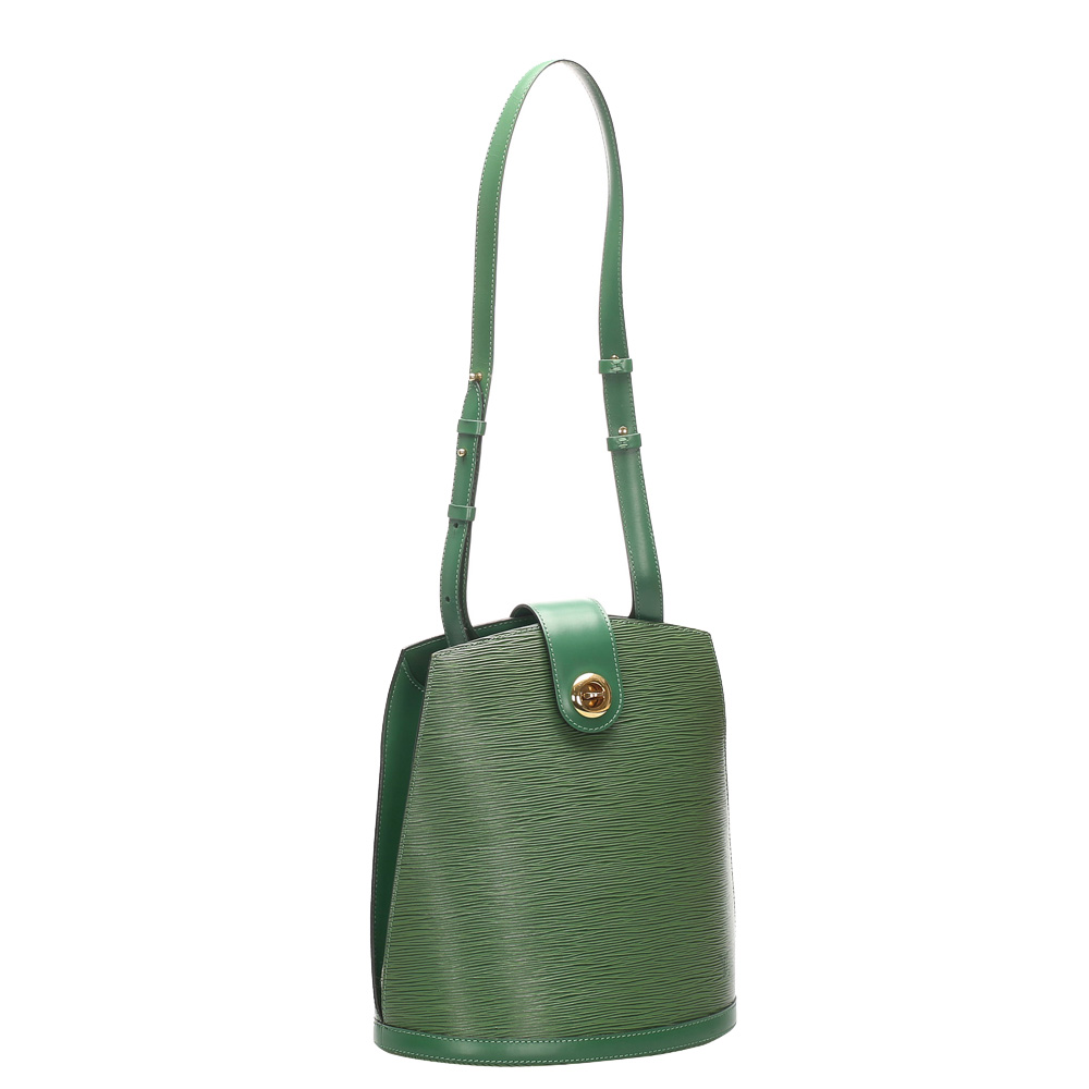 

Louis Vuitton Green Epi Leather Cluny Bag