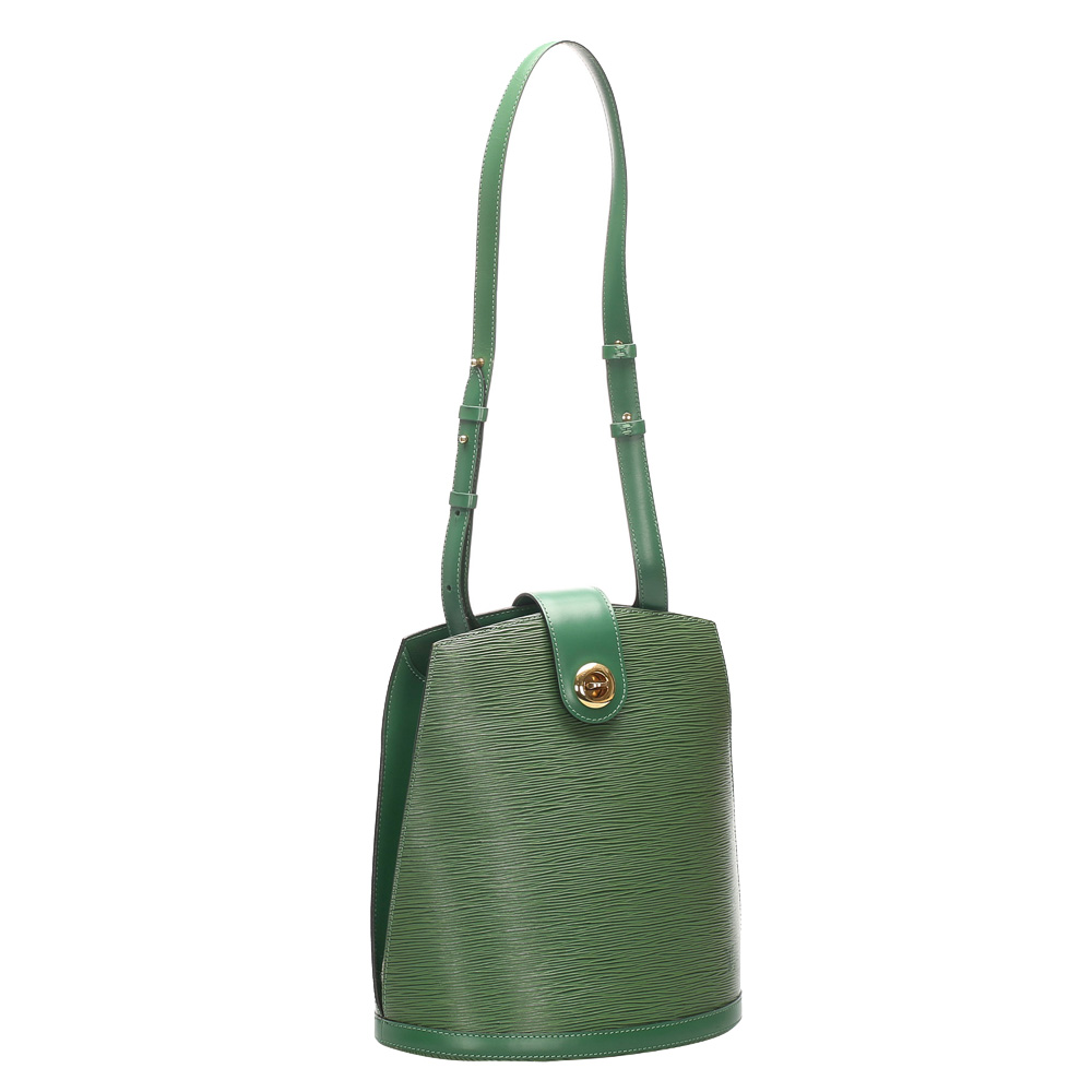 

Louis Vuitton Green Epi Leather Cluny Bag