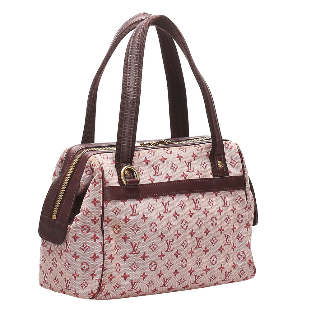 

Louis Vuitton Pink Monogram Mini Lin Canvas Josephine PM Bag, Multicolor