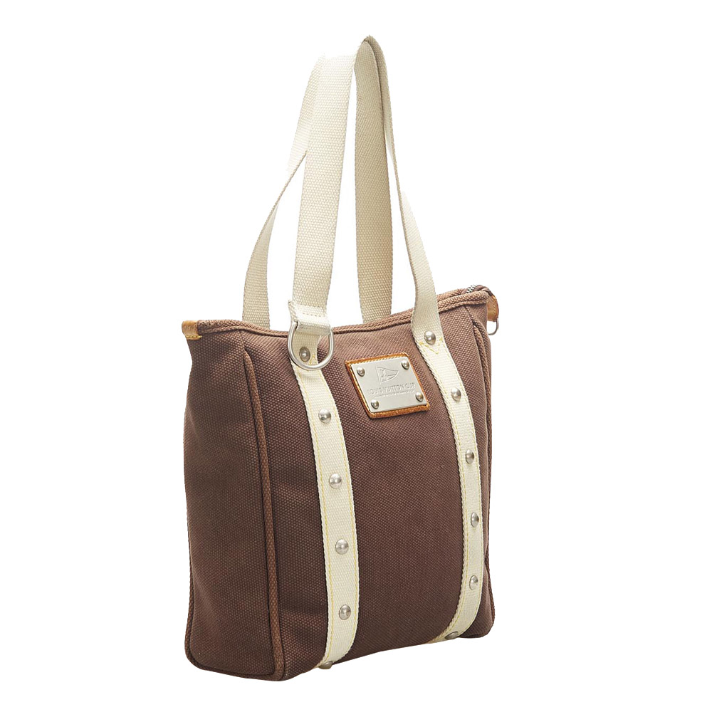 

Louis Vuitton Brown Canvas Antigua Cabas MM Bag