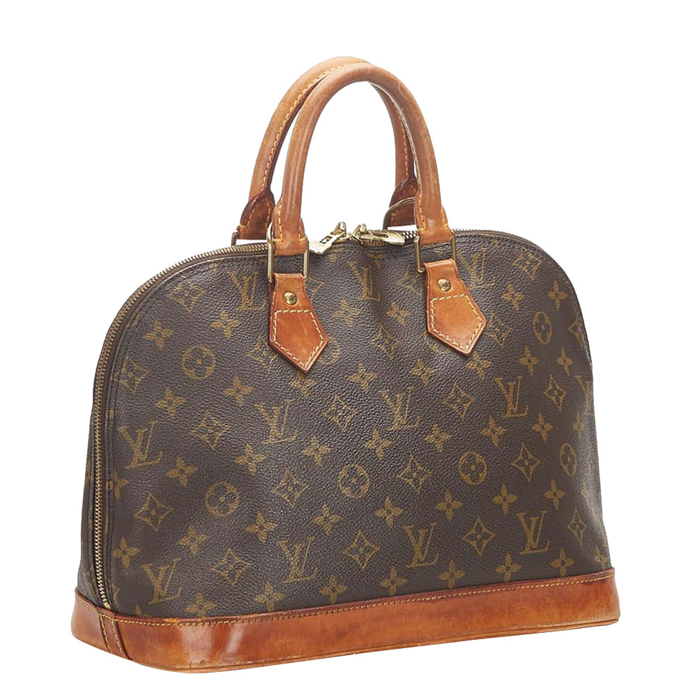 

Louis Vuitton Monogram Canvas Alma PM Bag, Brown