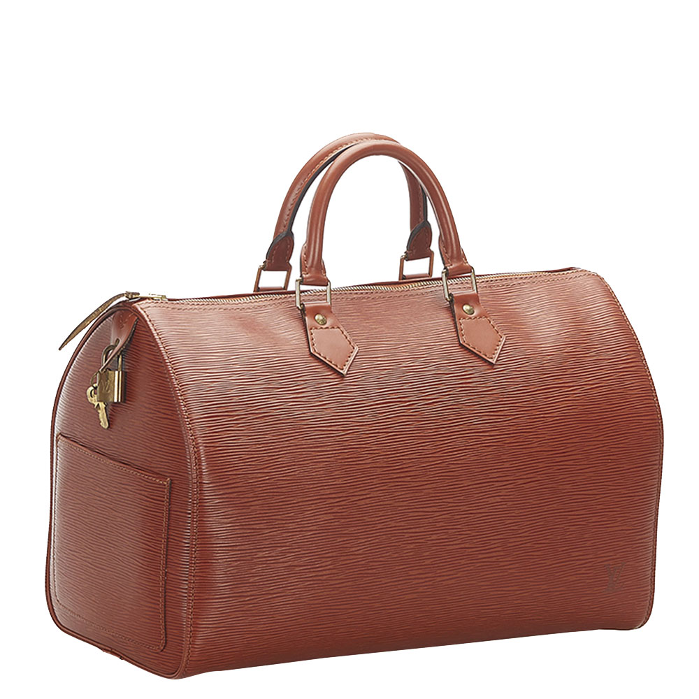 

Louis Vuitton Brown Epi Leather Speedy 40 Bag