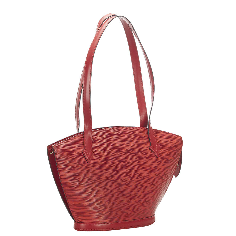 

Louis Vuitton Red Epi Leather Saint Jacques PM Long Strap Bag