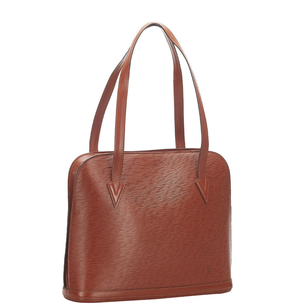 

Louis Vuitton Brown Epi Leather Lussac Bag