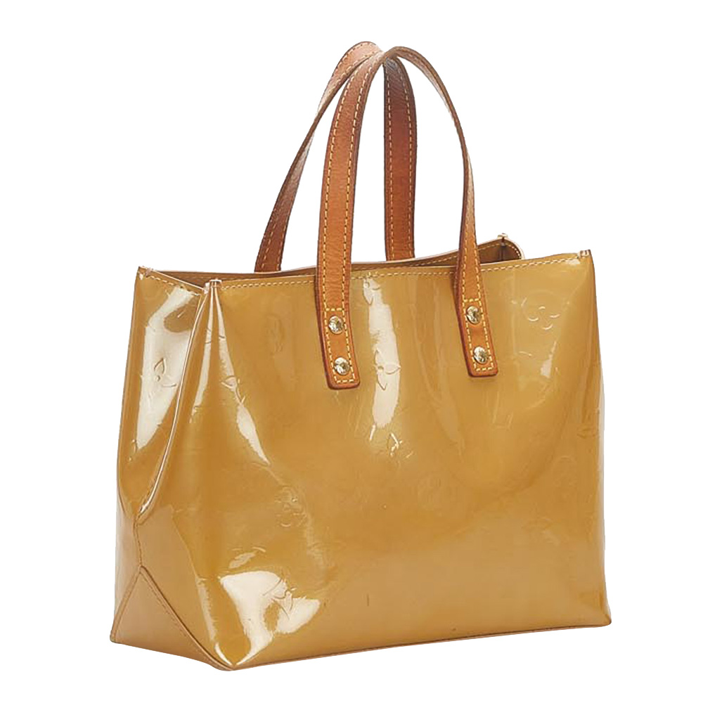 

Louis Vuitton Yellow Monogram Vernis Reade PM Bag