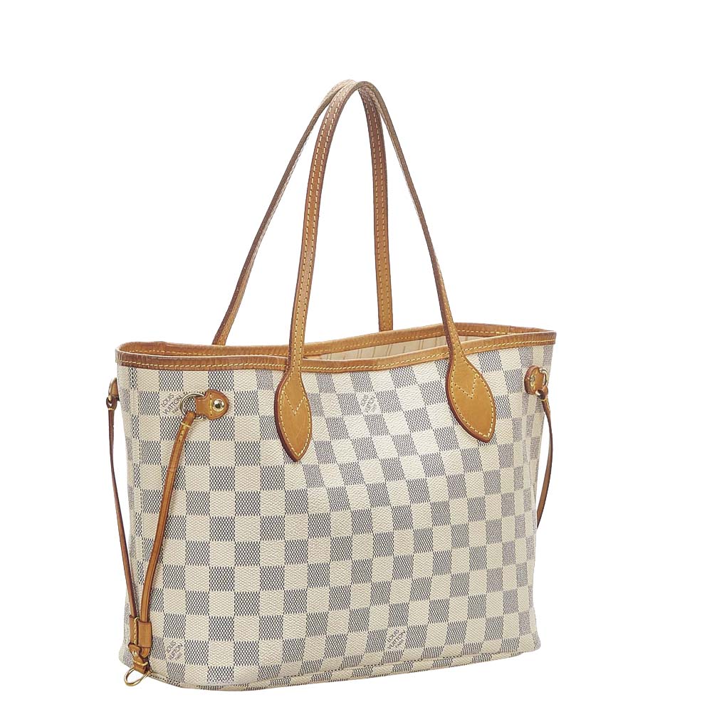 

Louis Vuitton Damier Azur Canvas Neverfull PM Bag, Blue