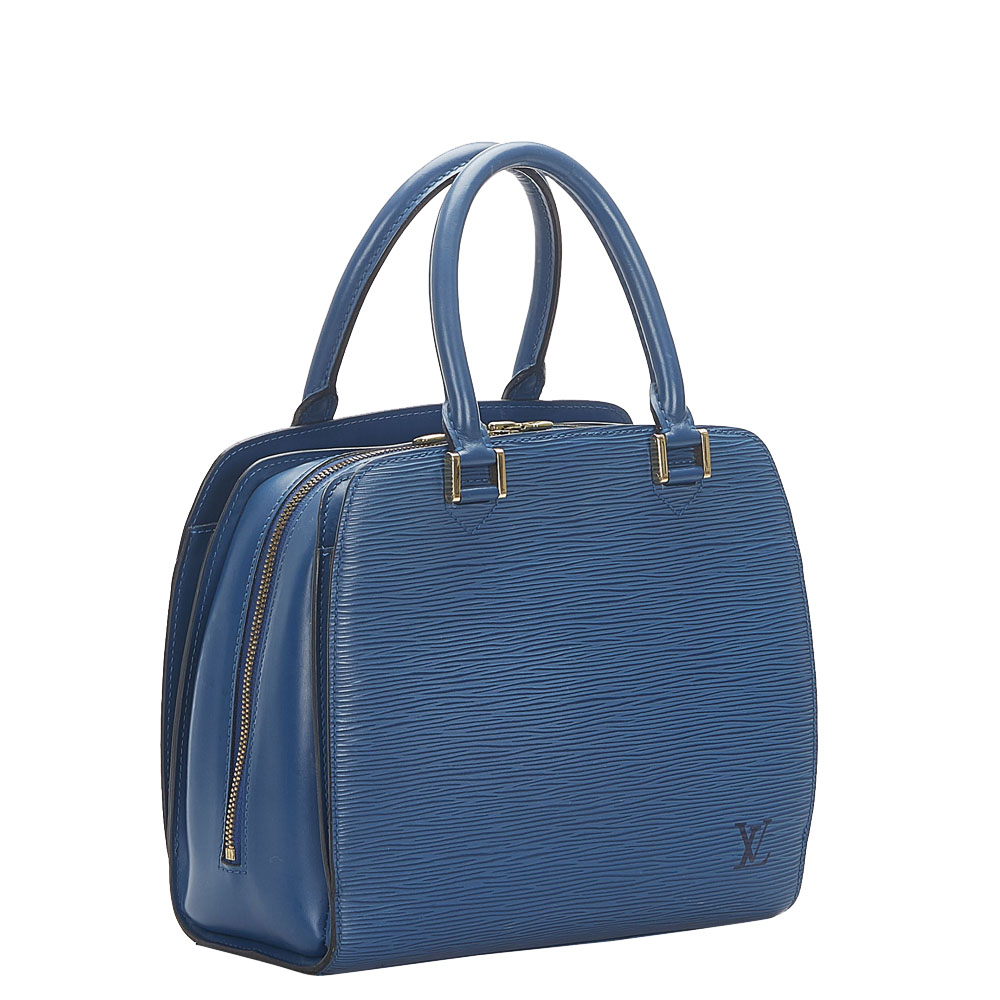 

Louis Vuitton Blue Epi Leather Pont Neuf Tote Bag