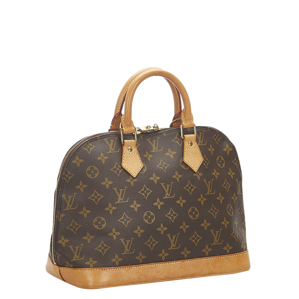 

Louis Vuitton Monogram Canvas Alma PM Bag, Brown