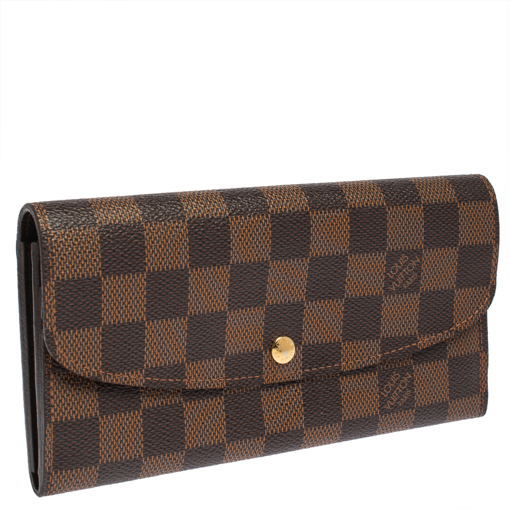 Emilie Wallet Damier Ebene Canvas - Wallets and Small Leather Goods