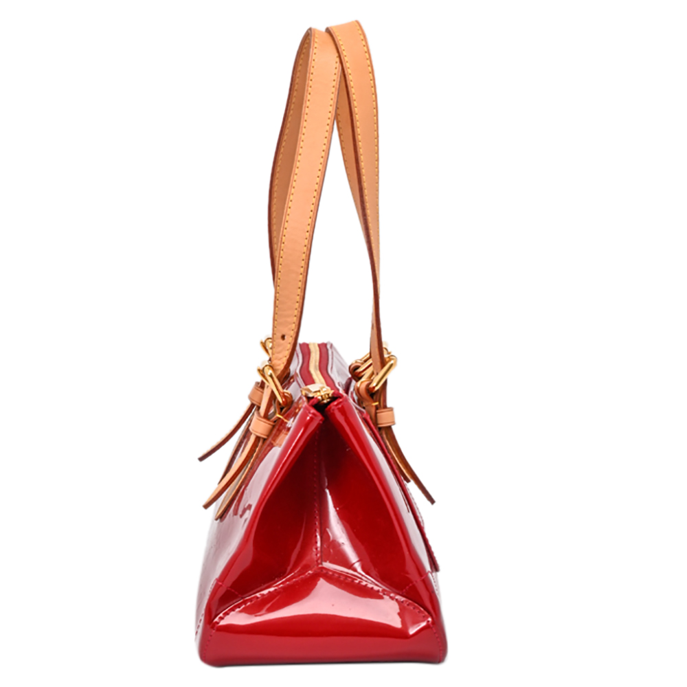 

Louis Vuitton Red Monogram Vernis Rosewood Avenue Bag