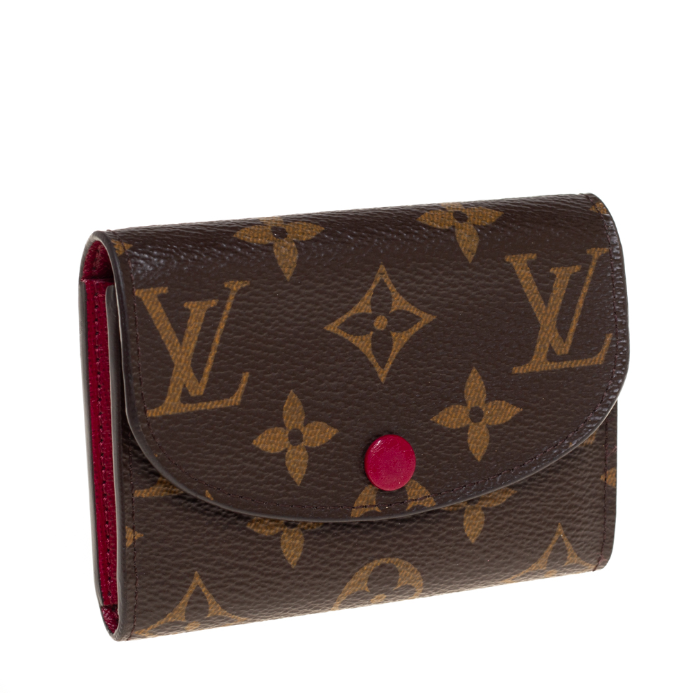 Louis Vuitton Rosalie Coin Purse, Green, One Size