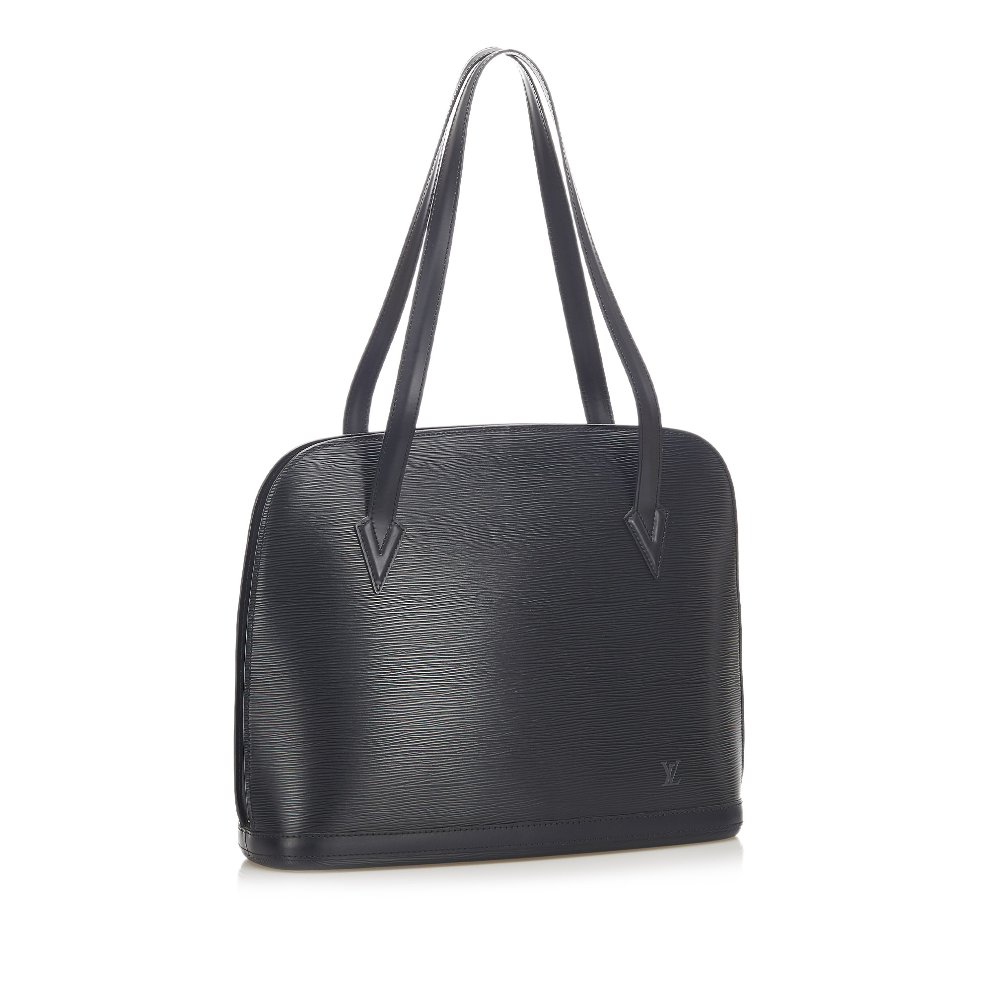 

Louis Vuitton Black Epi Leather Lussac Tote Bag