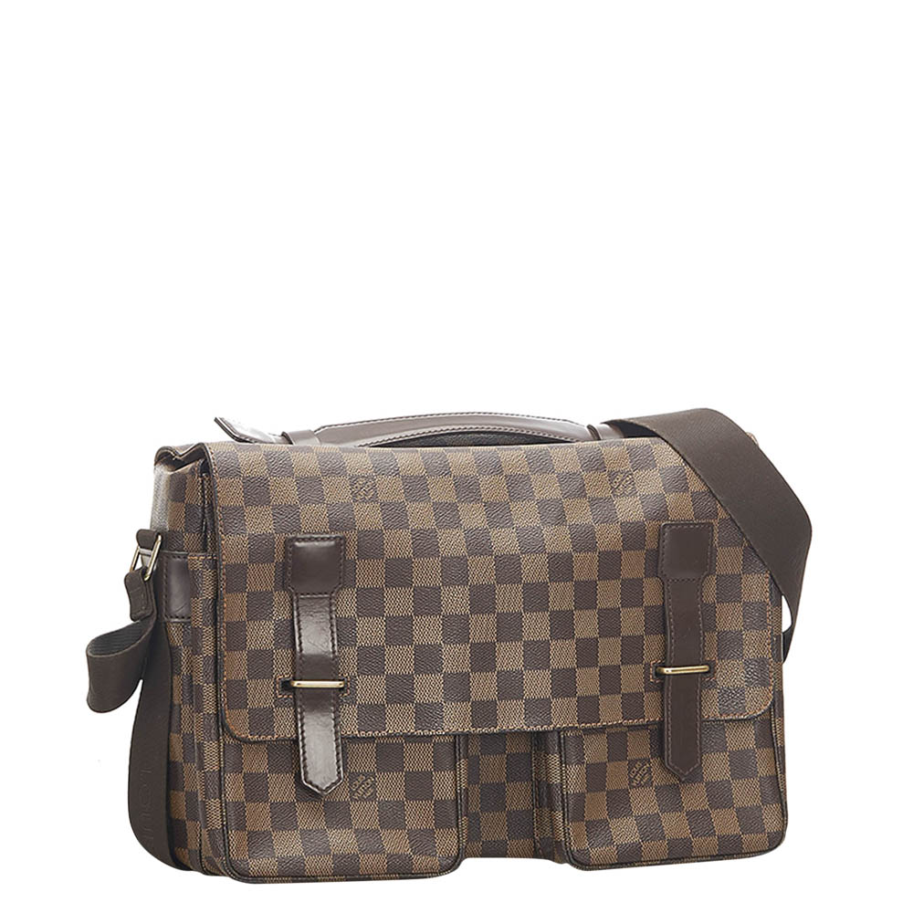 

Louis Vuitton Damier Ebene Canvas Broadway Bag, Brown