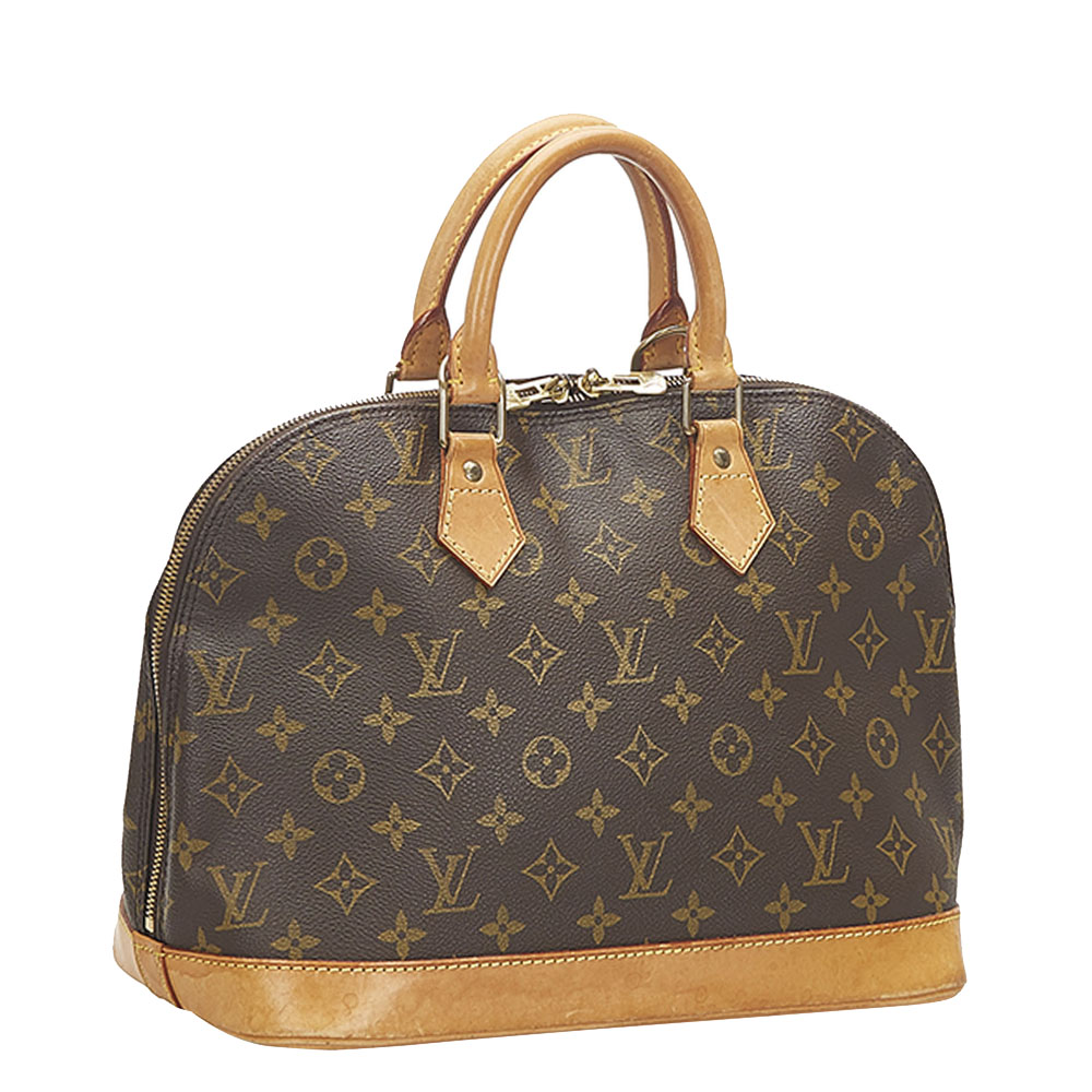 

Louis Vuitton Monogram Canvas Alma PM Bag, Brown