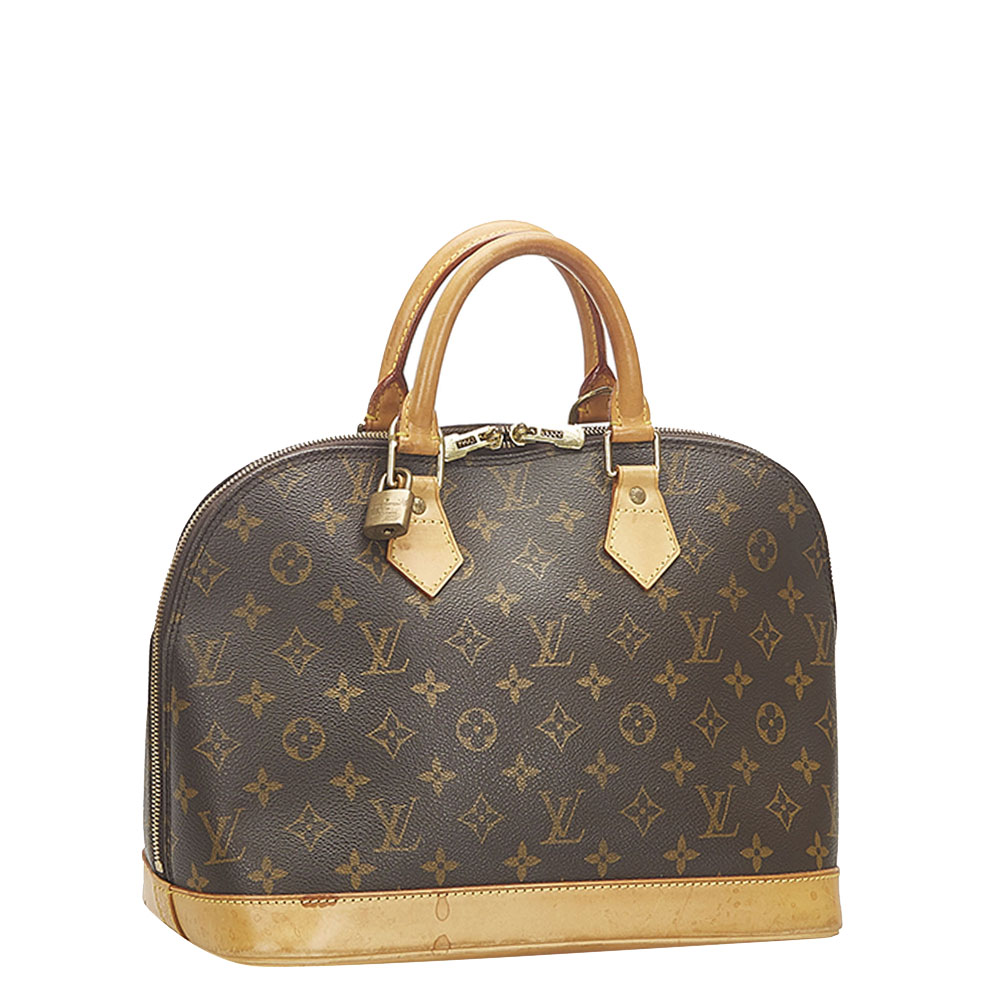 

Louis Vuitton Brown Monogram Canvas Alma PM Bag