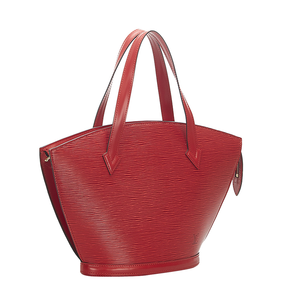 

Louis Vuitton Red Epi Leather Saint Jacques Short Strap PM Bag