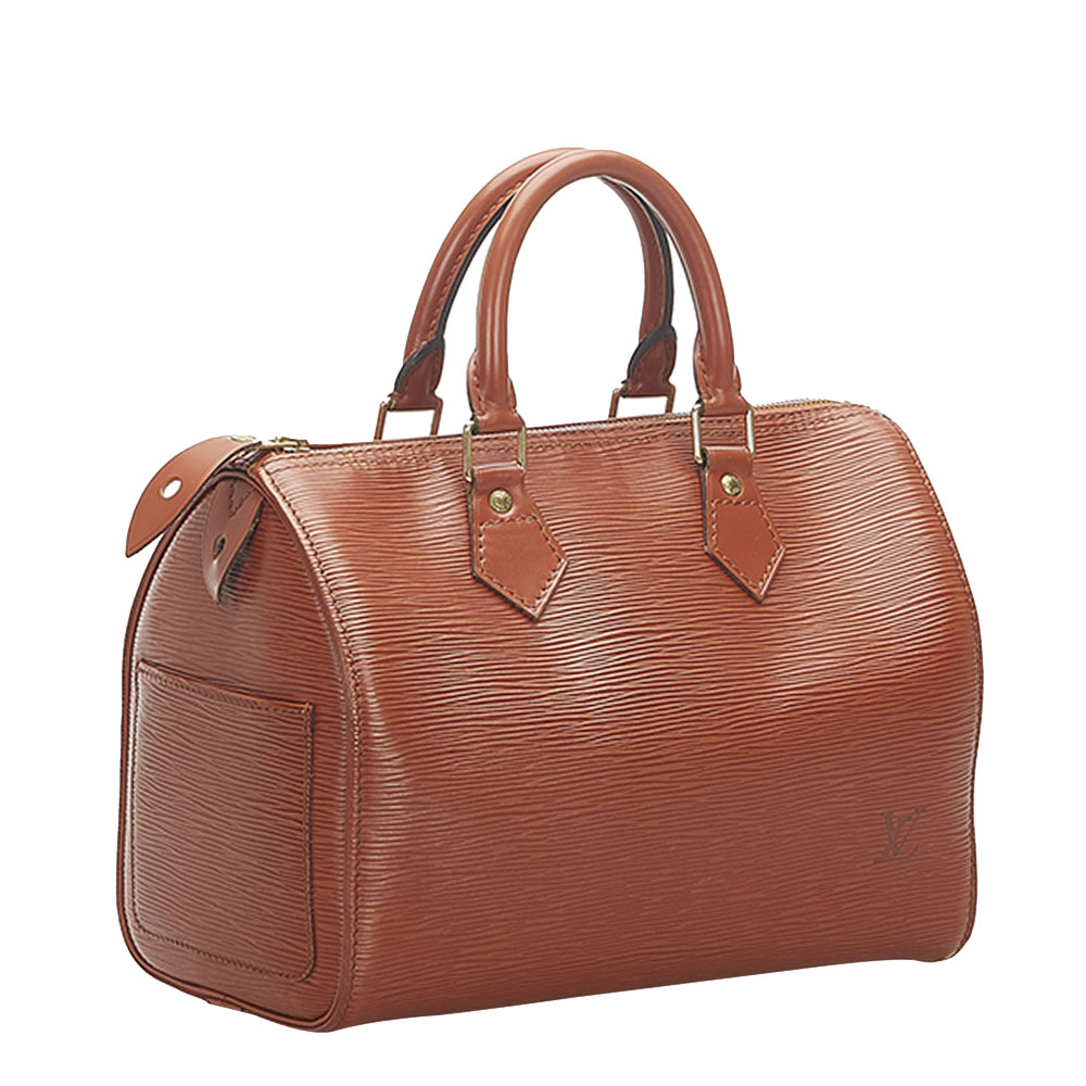 

Louis Vuitton Brown Epi Leather Speedy 25 Bag