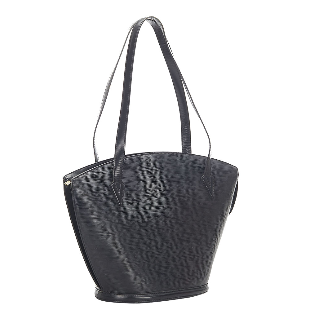 

Louis Vuitton Black Epi Leather Saint Jacques GM Long Strap Bag