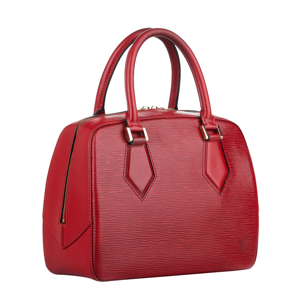 

Louis Vuitton Red Epi Leather Sablons Bag