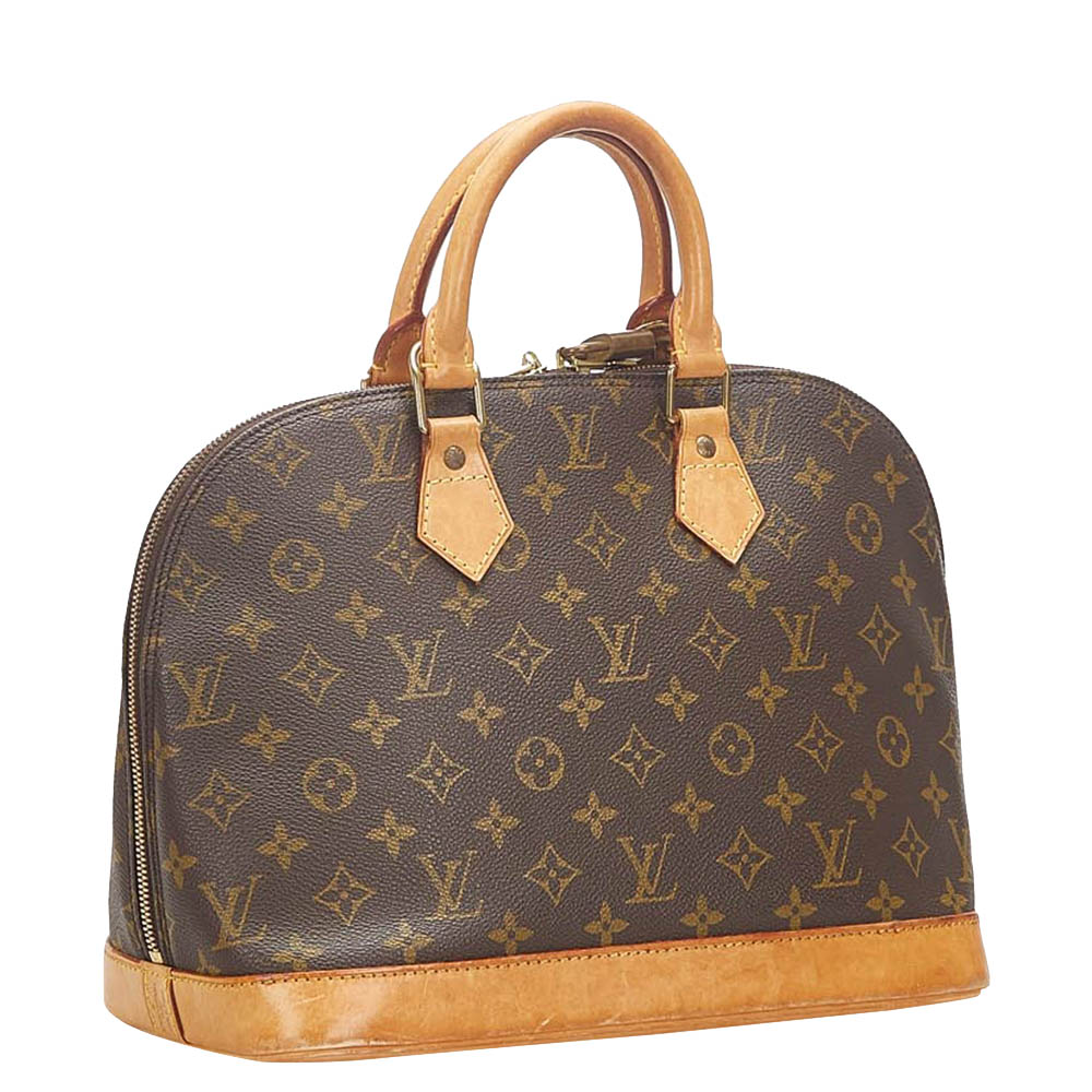 

Louis Vuitton Brown Monogram Canvas Alma PM Bag