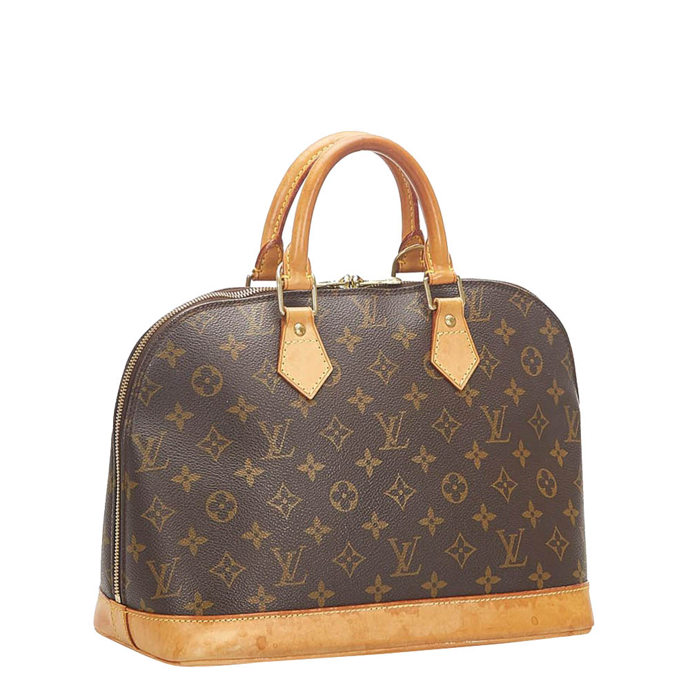

Louis Vuitton Brown Monogram Canvas Alma PM Bag