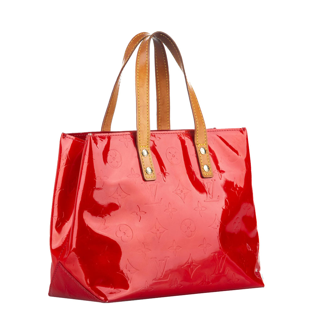 

Louis Vuitton Red Monogram Vernis Houston Bag