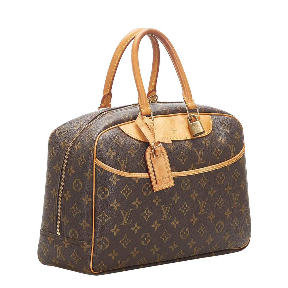 

Louis Vuitton Monogram Canvas Deauville Bag, Brown