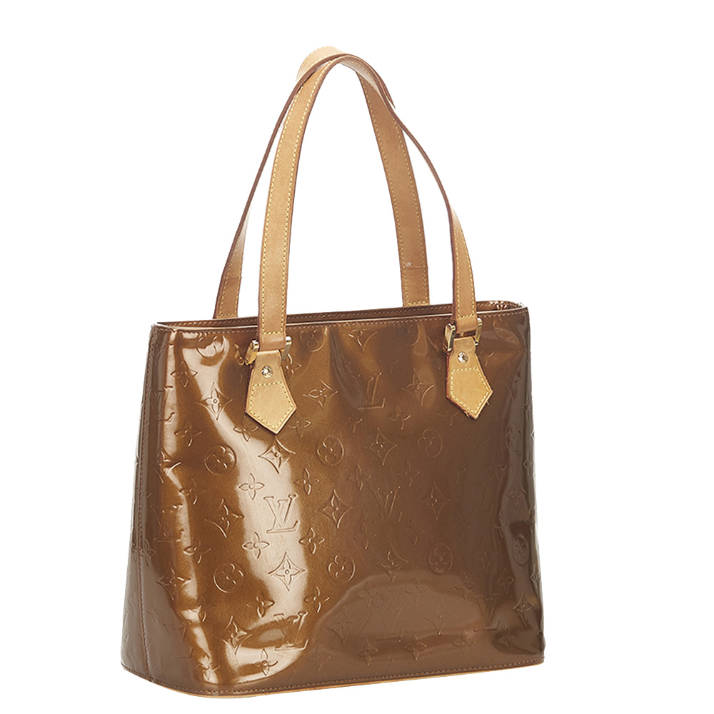 

Louis Vuitton Brown Monogram Vernis Houston Bag