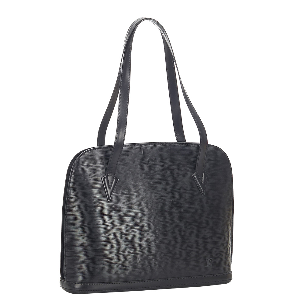 

Louis Vuitton Black Epi Leather Lussac Bag