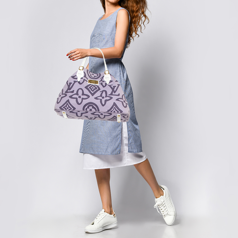 

Louis Vuitton Lilac Tahitienne Cabas Limited Edition GM Bag, Purple