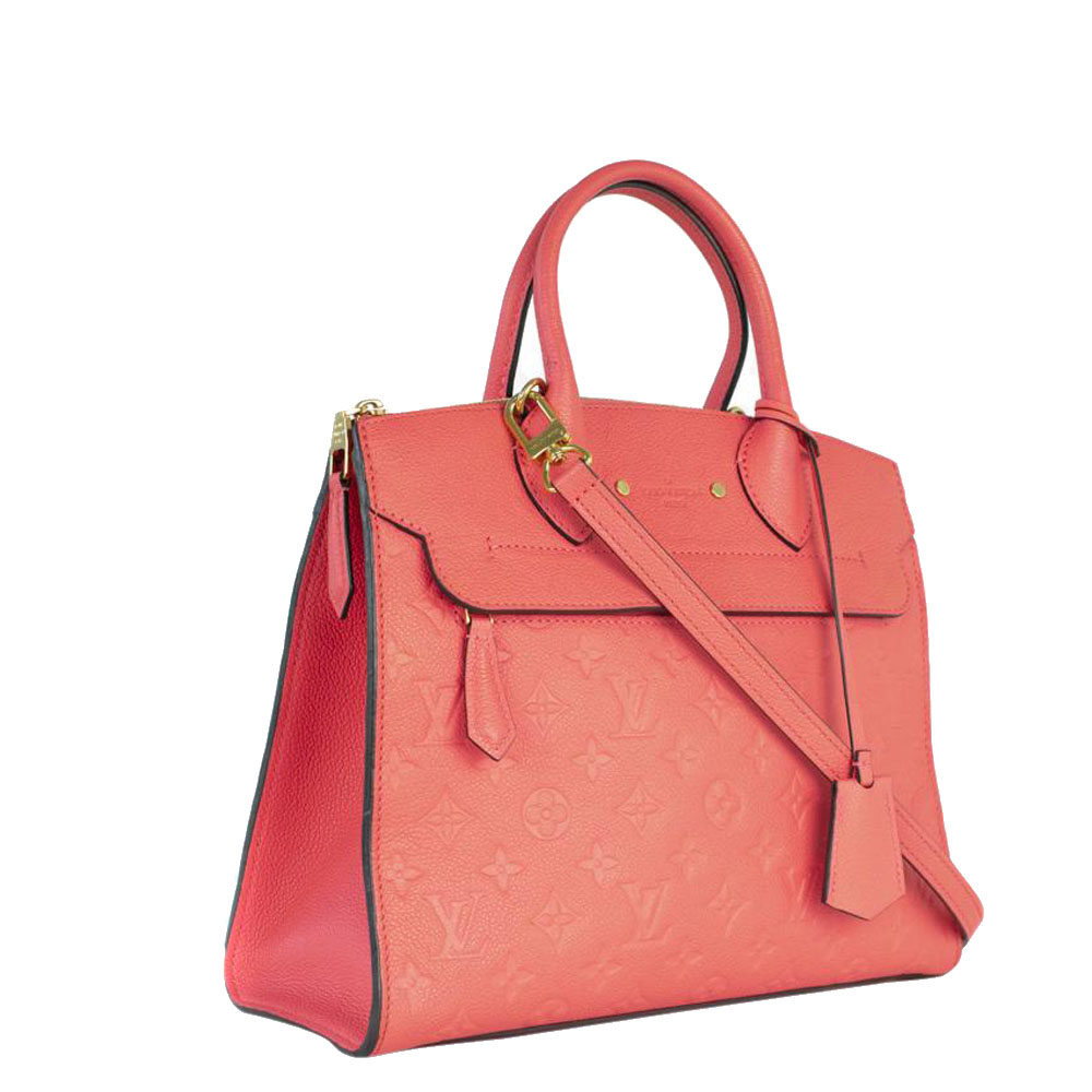 

Louis Vuitton Pink Leather Pont Neuf Shoulder Bag