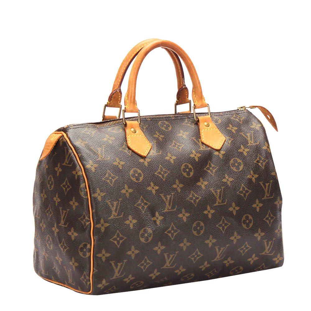 

Louis Vuitton Monogram Canvas Speedy 30 Bag, Brown