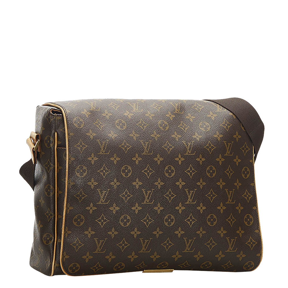 

Louis Vuitton Monogram Canvas Abbesses Messenger Bag, Brown