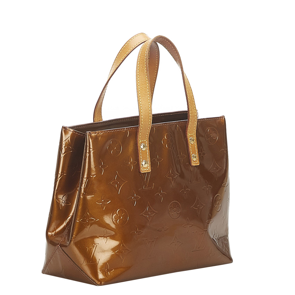 

Louis Vuitton Brown Monogram Vernis Reade PM Bag