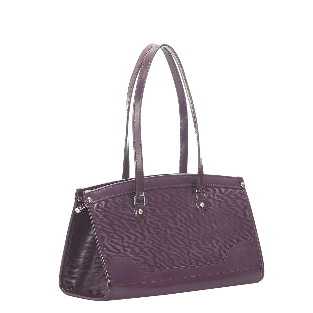 

Louis Vuitton Purple Epi Leather Madeleine PM Bag