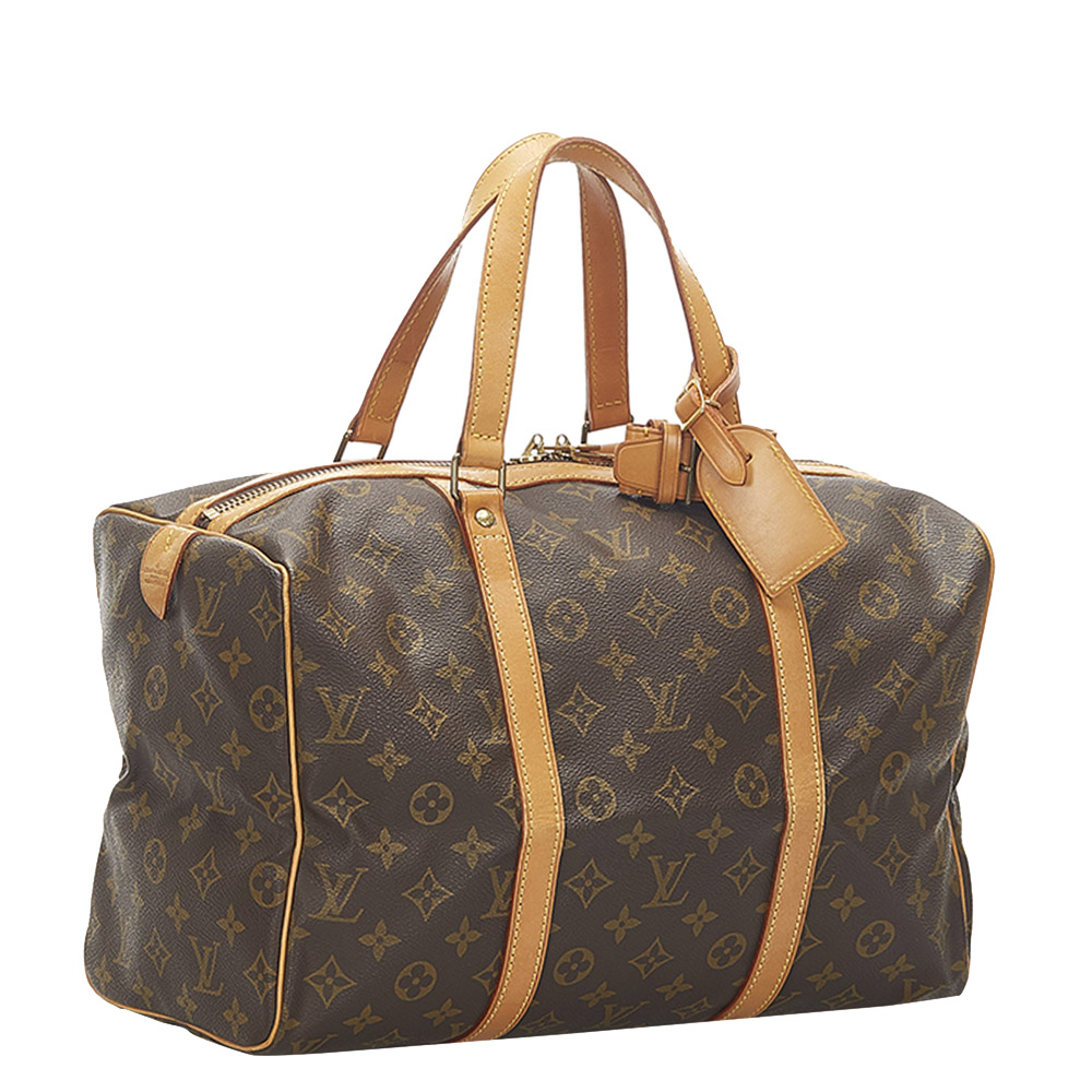 

Louis Vuitton Monogram Canvas Sac Souple 35 Bag, Brown