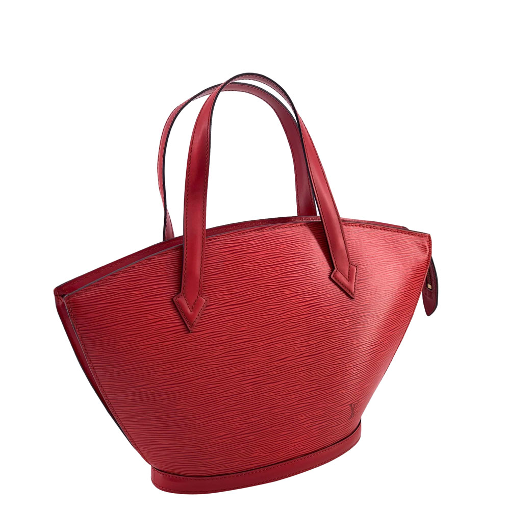 

Louis Vuitton Red Leather Saint Jacques GM Bag