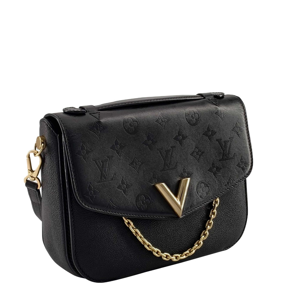 

Louis Vuitton Black Monogram Empreinte Leather Very Shoulder Bag