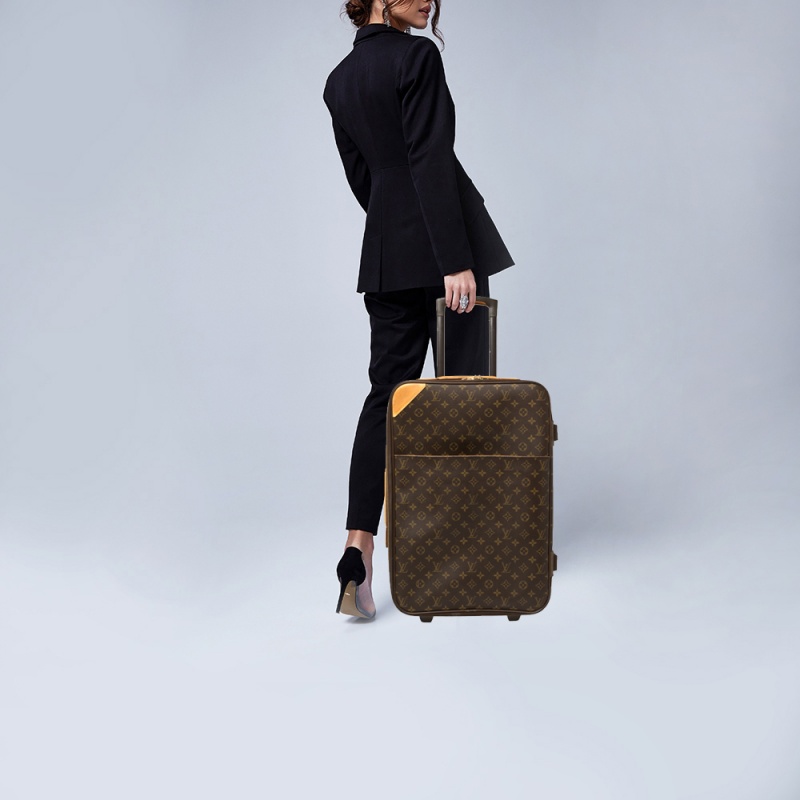 

Louis Vuitton Monogram Canvas Pegase Light 55 Luggage, Brown