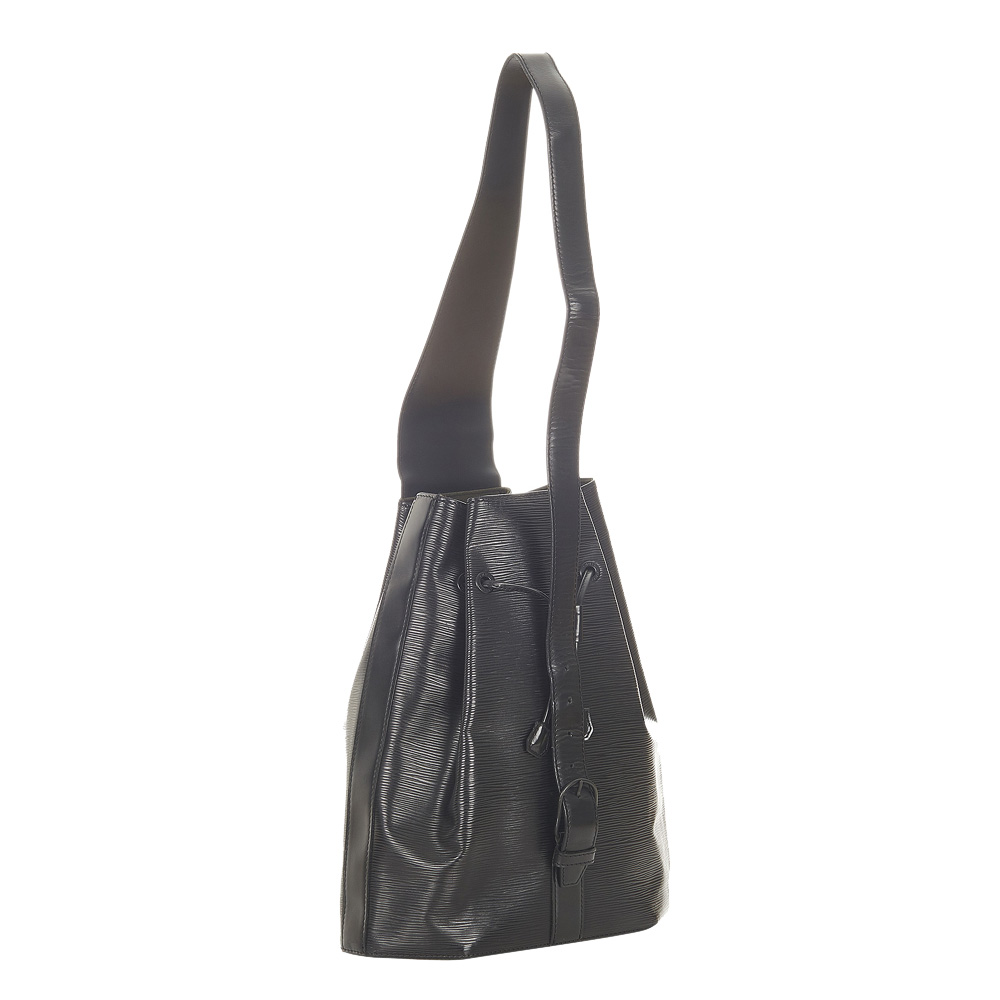 

Louis Vuitton Black Epi Leather Sac D'Epaule Bag