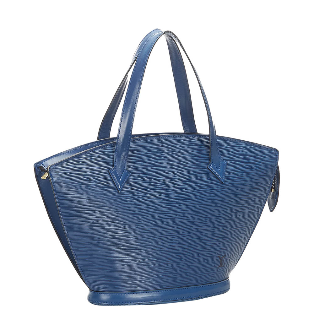 

Louis Vuitton Blue Epi Leather Saint Jacques Short Strap PM Bag